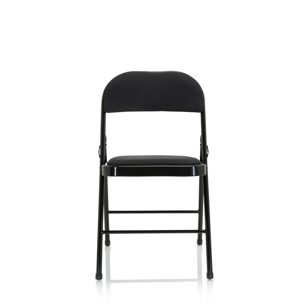 N° de l'image du produit 1 : Chaise de conférence / chaise-visiteur / chaise pliante hjh OFFICE BANDA V II tissu, noir