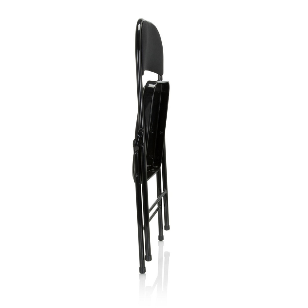 N° de l'image du produit 2 : Chaise de conférence / chaise-visiteur / chaise pliante hjh OFFICE BANDA V II tissu, noir