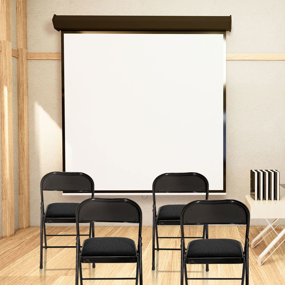 N° de l'image du produit 6 : Chaise de conférence / chaise-visiteur / chaise pliante hjh OFFICE BANDA V II tissu, noir