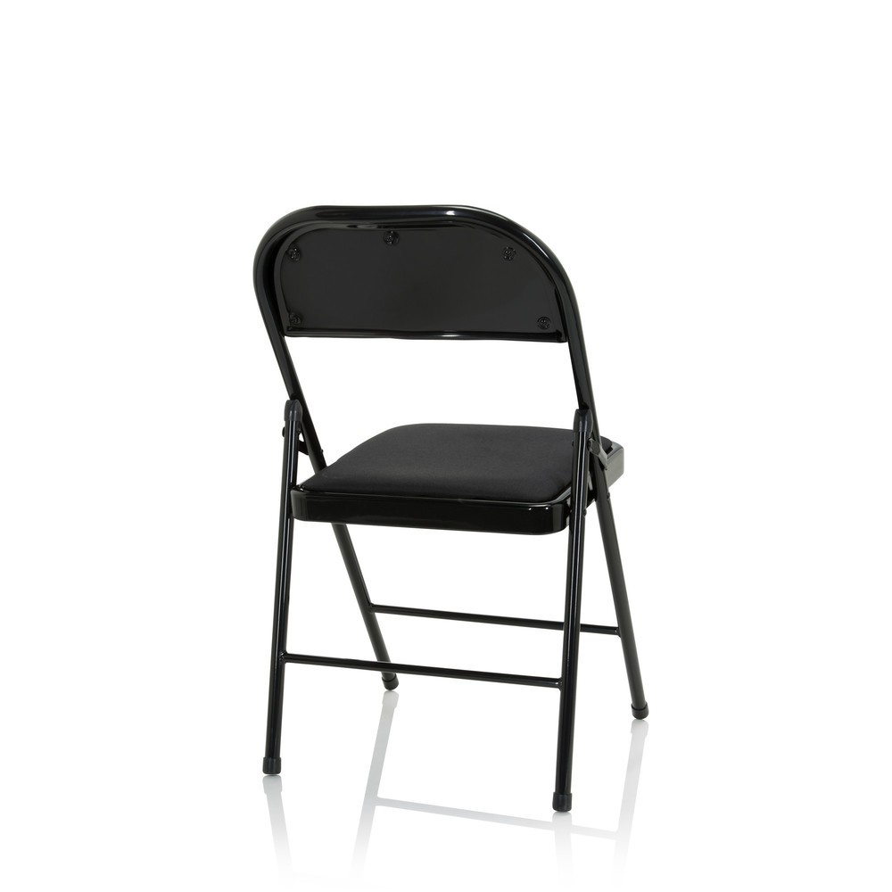 N° de l'image du produit 10 : Chaise de conférence / chaise-visiteur / chaise pliante hjh OFFICE BANDA V II tissu, noir