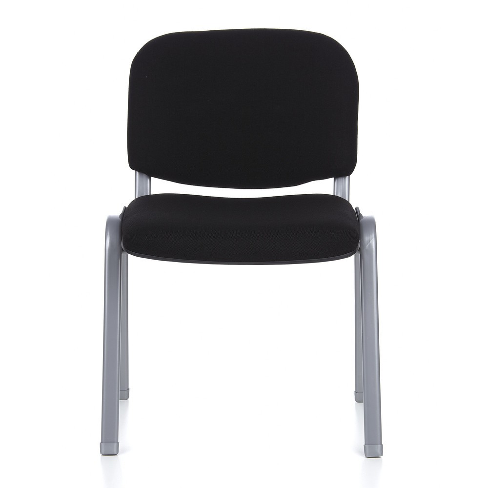 Illustration du produit: Chaise de réunion / chaise-visiteur hjh OFFICE / XT 600, noir/argenté