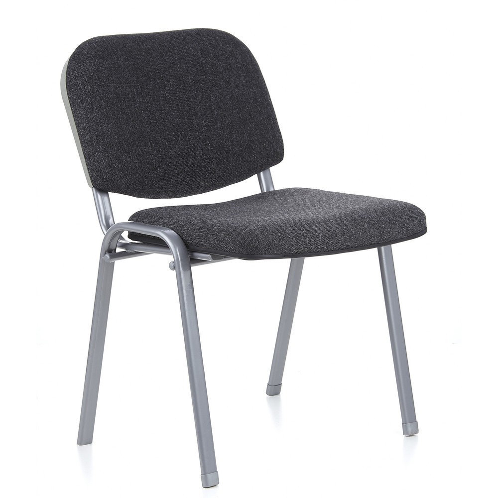 N° de l'image du produit 3 : Chaise de conférence / chaise-visiteur hjh OFFICE XT 600, anthracite/argenté