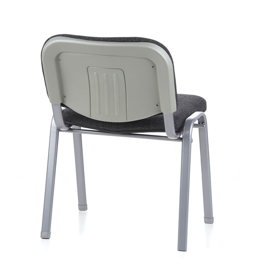 N° de l'image du produit 6 : Chaise de conférence / chaise-visiteur hjh OFFICE XT 600, anthracite/argenté