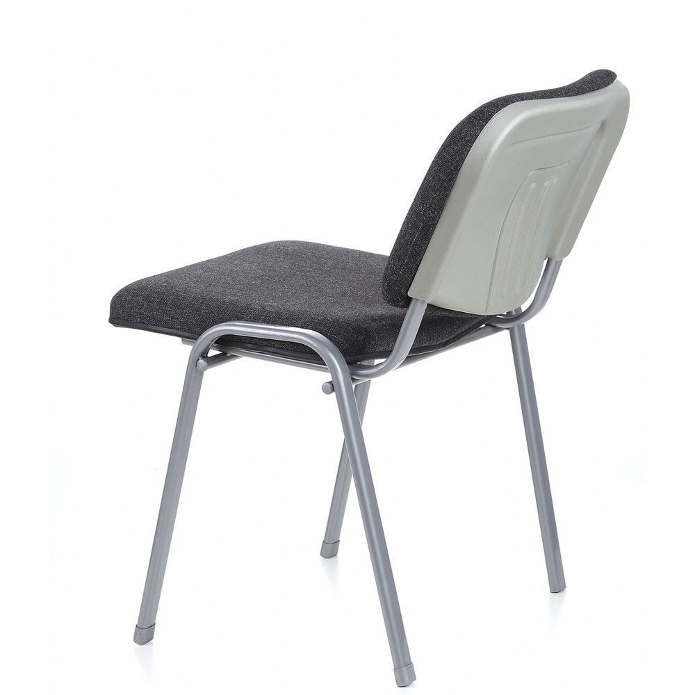 N° de l'image du produit 8 : Chaise de conférence / chaise-visiteur hjh OFFICE XT 600, anthracite/argenté