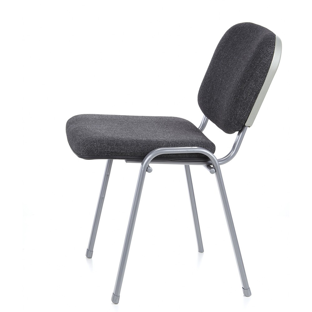 N° de l'image du produit 9 : Chaise de conférence / chaise-visiteur hjh OFFICE XT 600, anthracite/argenté