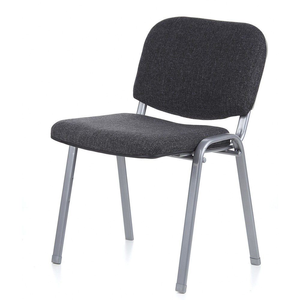 N° de l'image du produit 10 : Chaise de conférence / chaise-visiteur hjh OFFICE XT 600, anthracite/argenté
