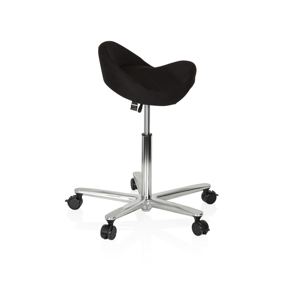 N° de l'image du produit 4 : Siège de travail / tabouret de travail hjh OFFICE MOVE-TEC 3D PRO I tissu, noir