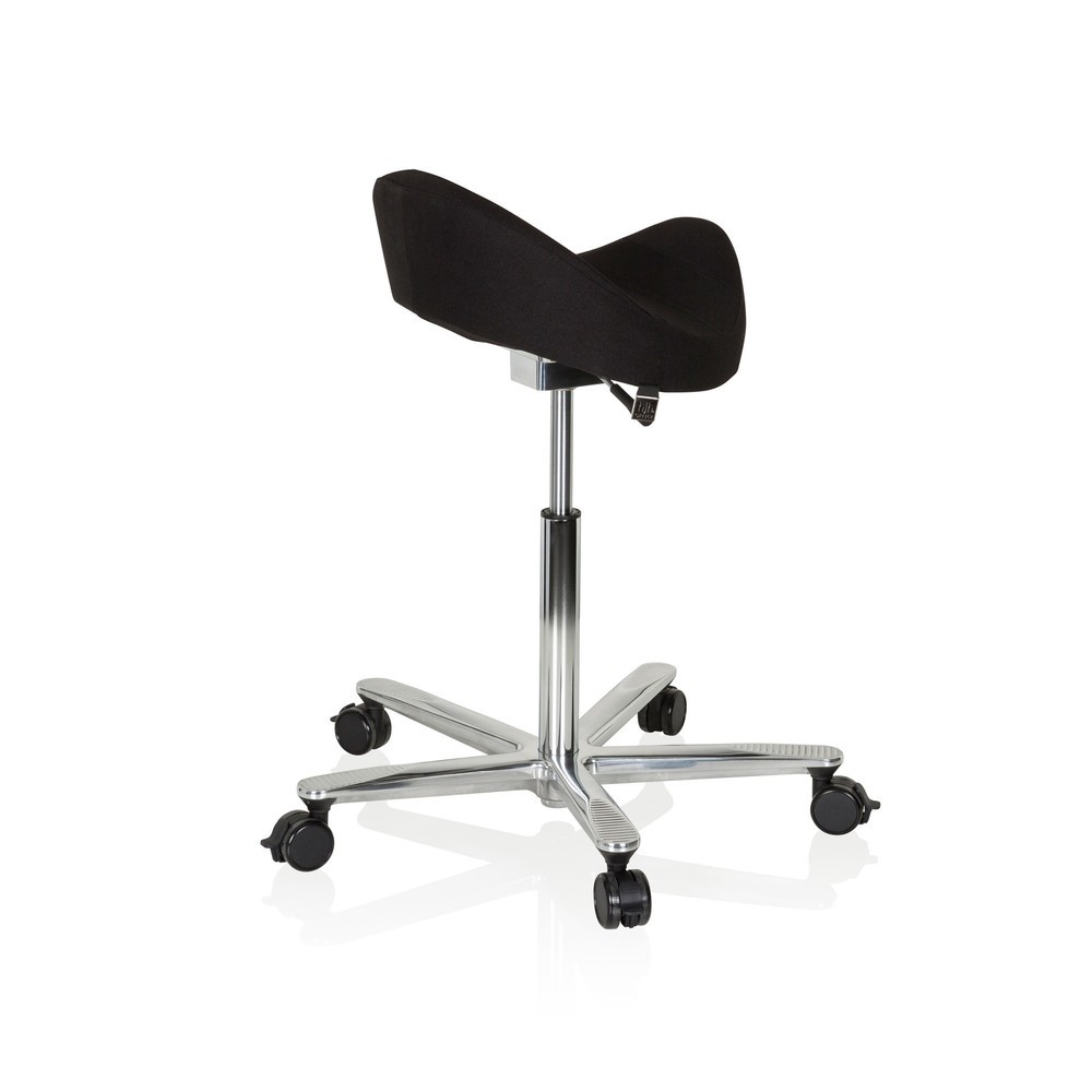 N° de l'image du produit 5 : Siège de travail / tabouret de travail hjh OFFICE MOVE-TEC 3D PRO I tissu, noir