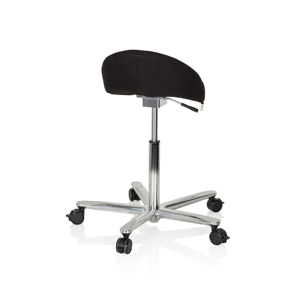 N° de l'image du produit 6 : Siège de travail / tabouret de travail hjh OFFICE MOVE-TEC 3D PRO I tissu, noir
