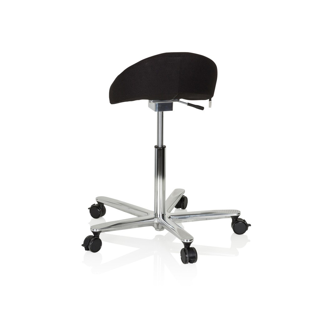 N° de l'image du produit 7 : Siège de travail / tabouret de travail hjh OFFICE MOVE-TEC 3D PRO I tissu, noir