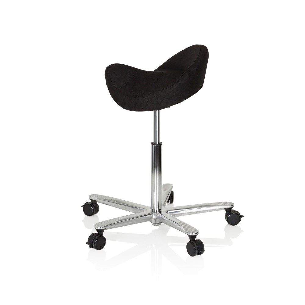 N° de l'image du produit 9 : Siège de travail / tabouret de travail hjh OFFICE MOVE-TEC 3D PRO I tissu, noir