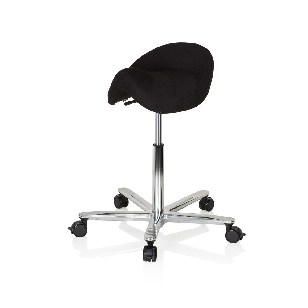N° de l'image du produit 10 : Siège de travail / tabouret de travail hjh OFFICE MOVE-TEC 3D PRO I tissu, noir
