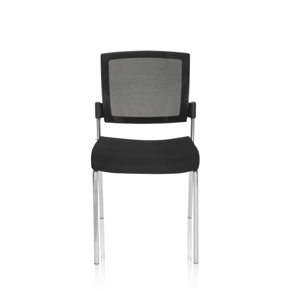 N° de l'image du produit 1 : Chaise-visiteur / chaise de conférence hjh OFFICE K9 V, noir