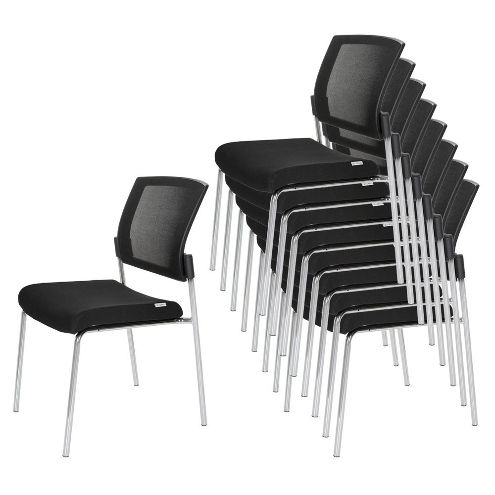 N° de l'image du produit 2 : Chaise-visiteur / chaise de conférence hjh OFFICE K9 V, noir