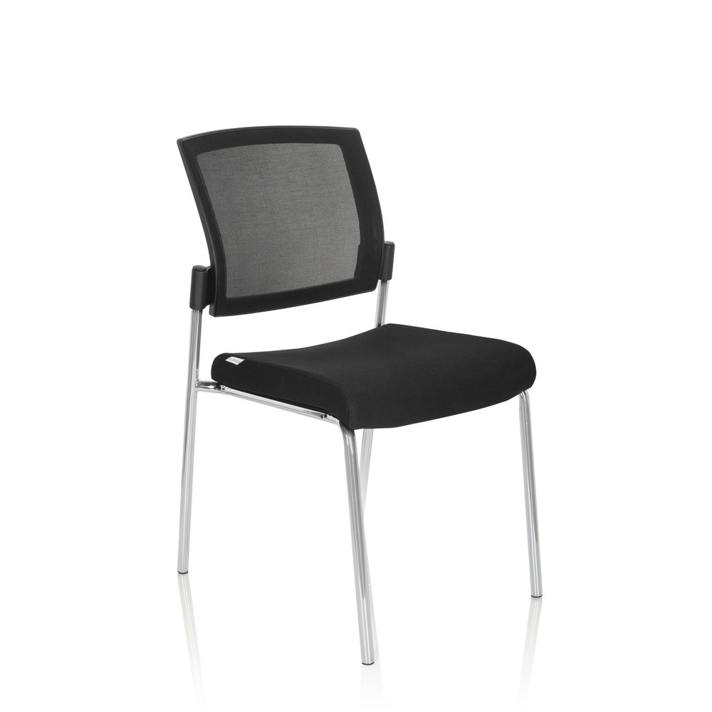 N° de l'image du produit 6 : Chaise-visiteur / chaise de conférence hjh OFFICE K9 V, noir