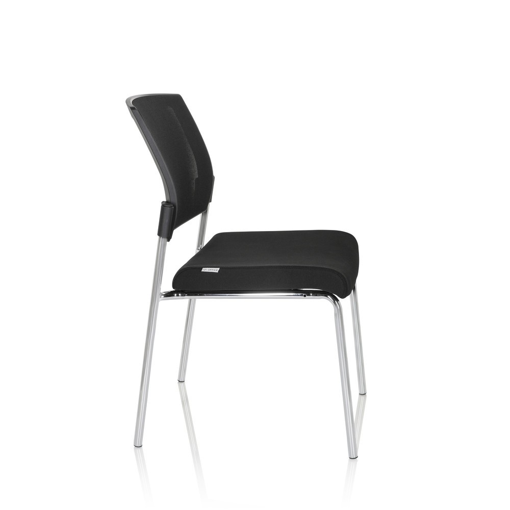 N° de l'image du produit 7 : Chaise-visiteur / chaise de conférence hjh OFFICE K9 V, noir