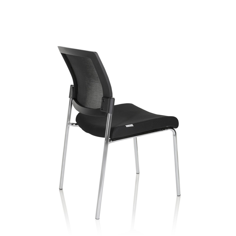 N° de l'image du produit 8 : Chaise-visiteur / chaise de conférence hjh OFFICE K9 V, noir