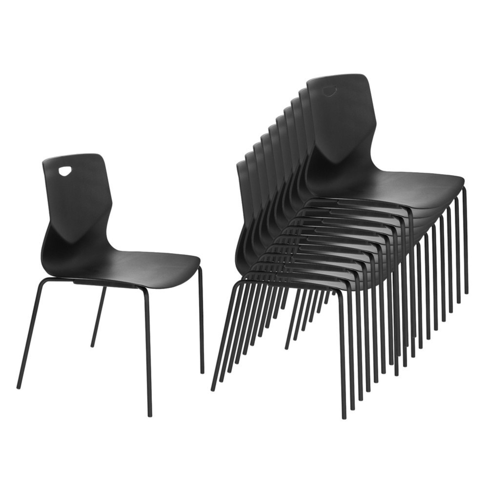 N° de l'image du produit 8 : Chaise-visiteur / chaise de conférence hjh OFFICE T36 V, noir