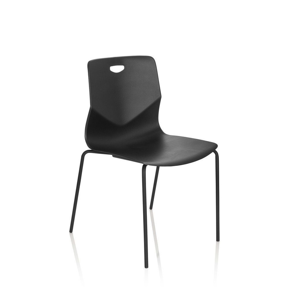 N° de l'image du produit 9 : Chaise-visiteur / chaise de conférence hjh OFFICE T36 V, noir