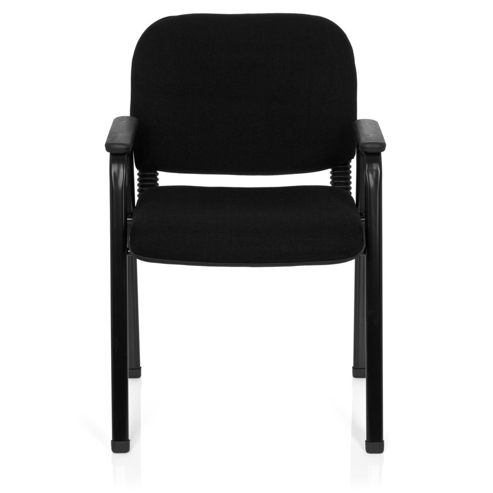 N° de l'image du produit 1 : Chaise-visiteur hjh OFFICE XT 650, noir/noir