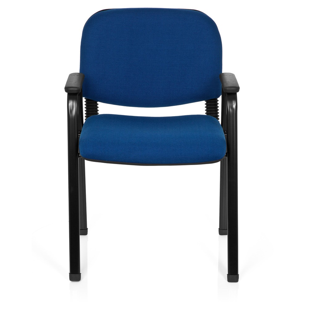 N° de l'image du produit 1 : Chaise-visiteur hjh OFFICE XT 650, noir/bleu