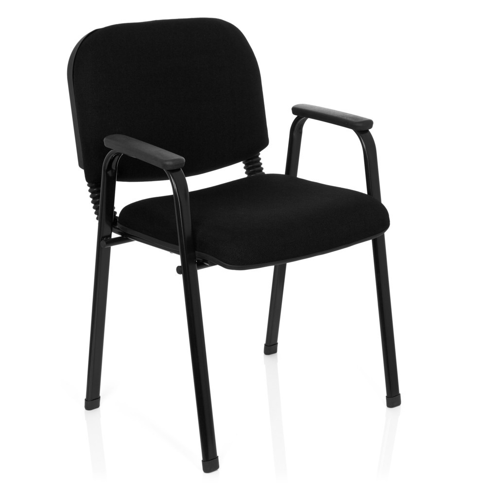 N° de l'image du produit 2 : Chaise-visiteur hjh OFFICE XT 650, noir/noir