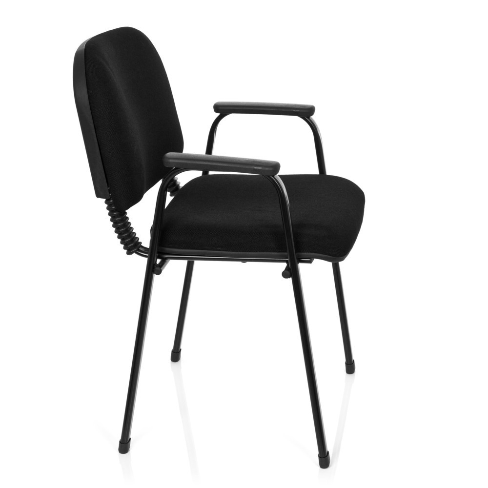 N° de l'image du produit 3 : Chaise-visiteur hjh OFFICE XT 650, noir/noir