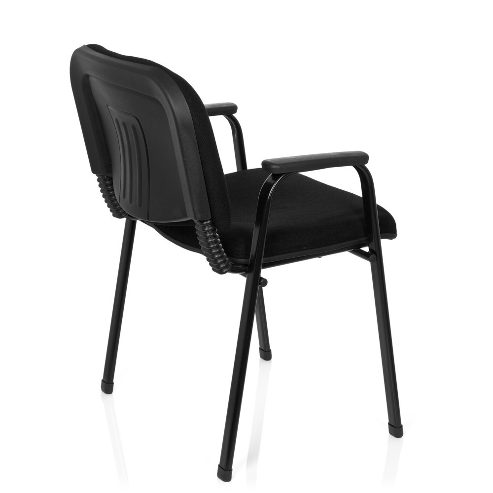 N° de l'image du produit 4 : Chaise-visiteur hjh OFFICE XT 650, noir/noir