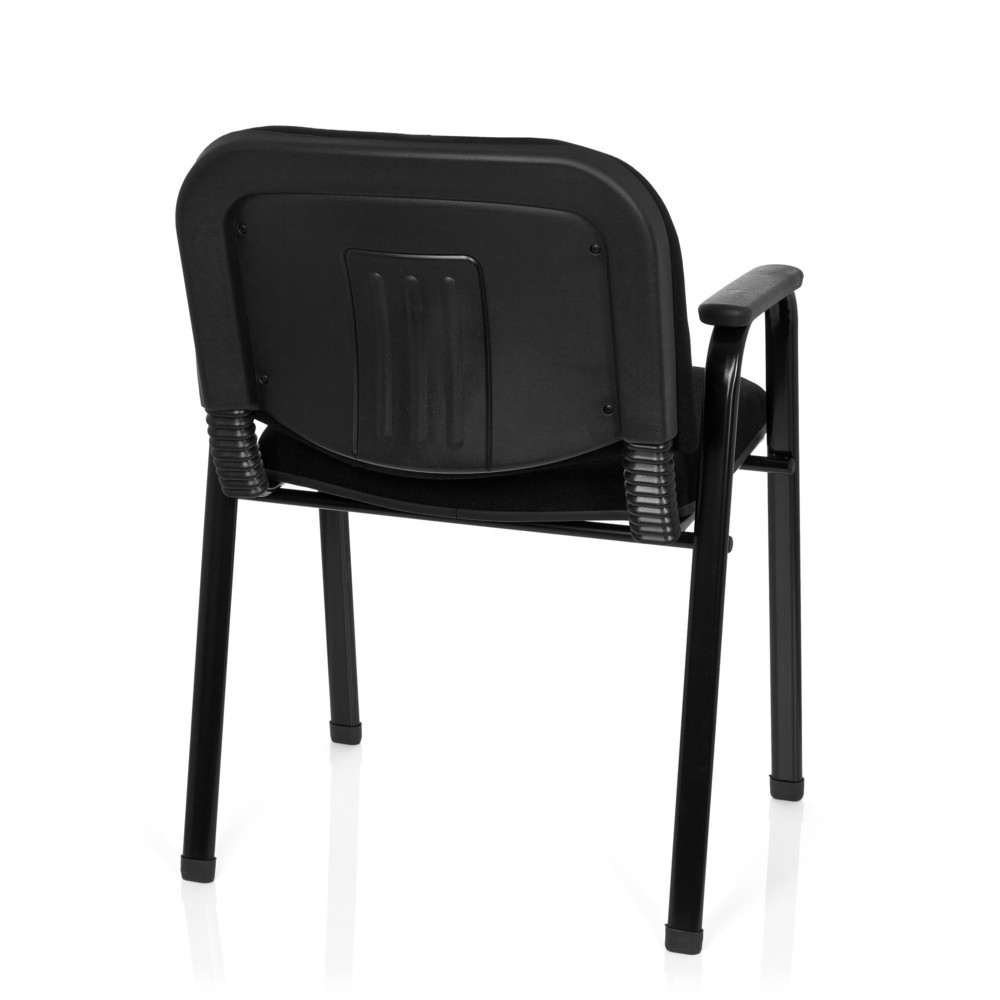 N° de l'image du produit 6 : Chaise-visiteur hjh OFFICE XT 650, noir/noir