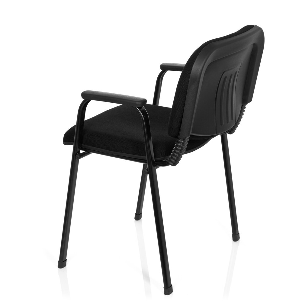 N° de l'image du produit 8 : Chaise-visiteur hjh OFFICE XT 650, noir/noir