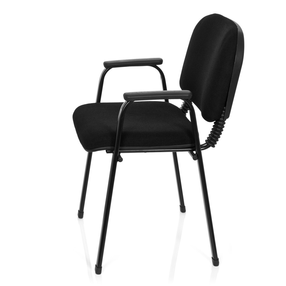 N° de l'image du produit 9 : Chaise-visiteur hjh OFFICE XT 650, noir/noir
