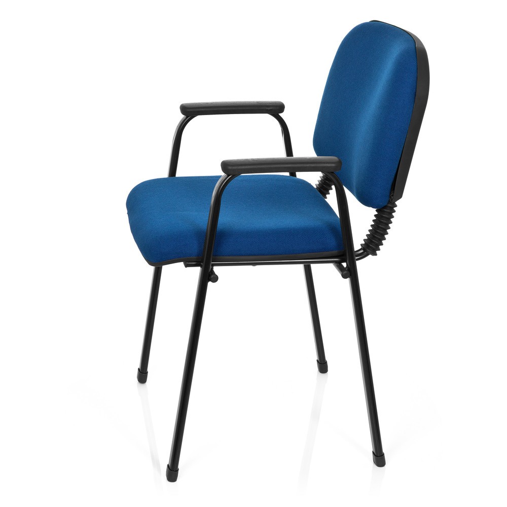 N° de l'image du produit 9 : Chaise-visiteur hjh OFFICE XT 650, noir/bleu