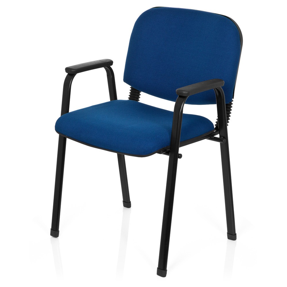N° de l'image du produit 10 : Chaise-visiteur hjh OFFICE XT 650, noir/bleu