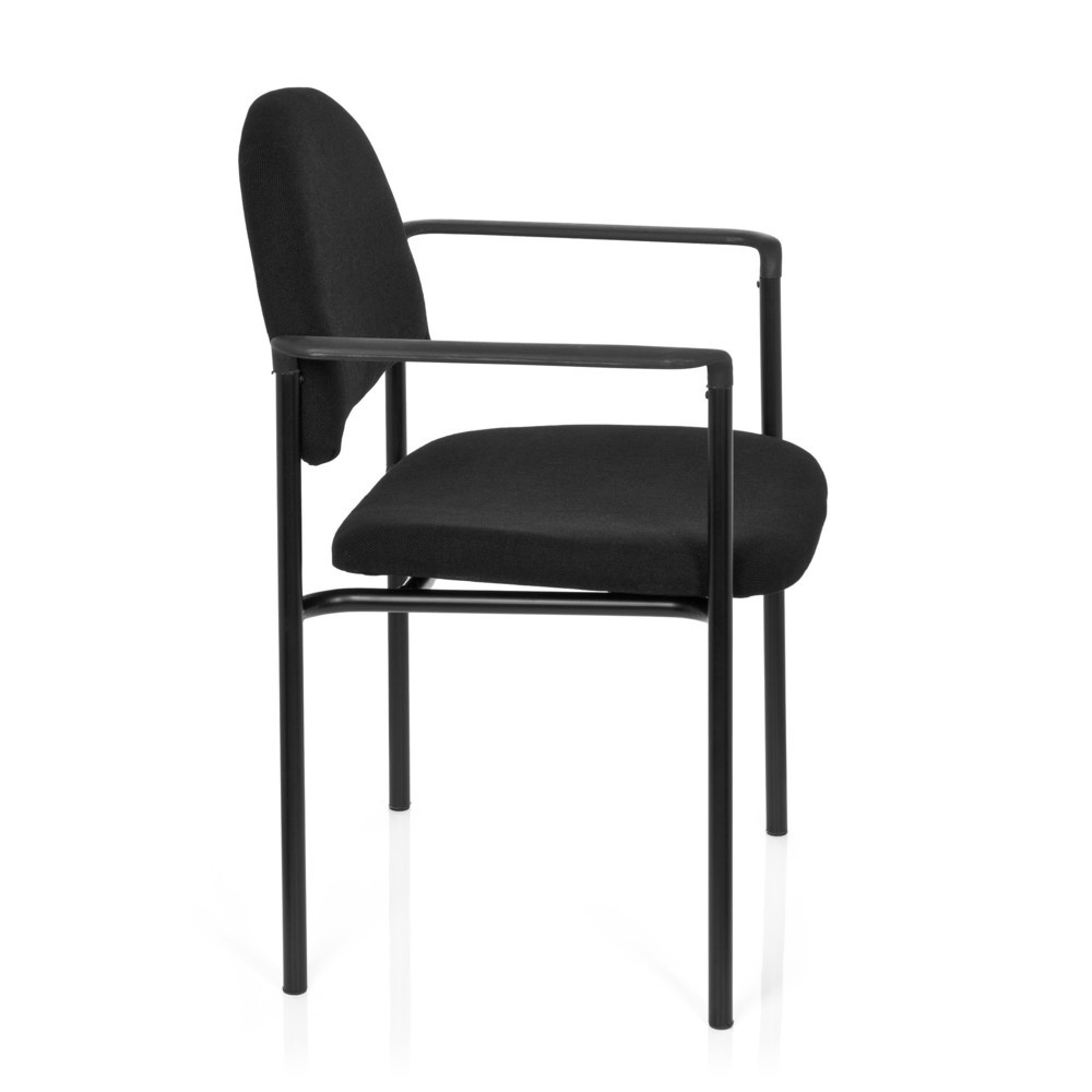 N° de l'image du produit 3 : Chaise-visiteur hjh OFFICE XT 700, noir/noir