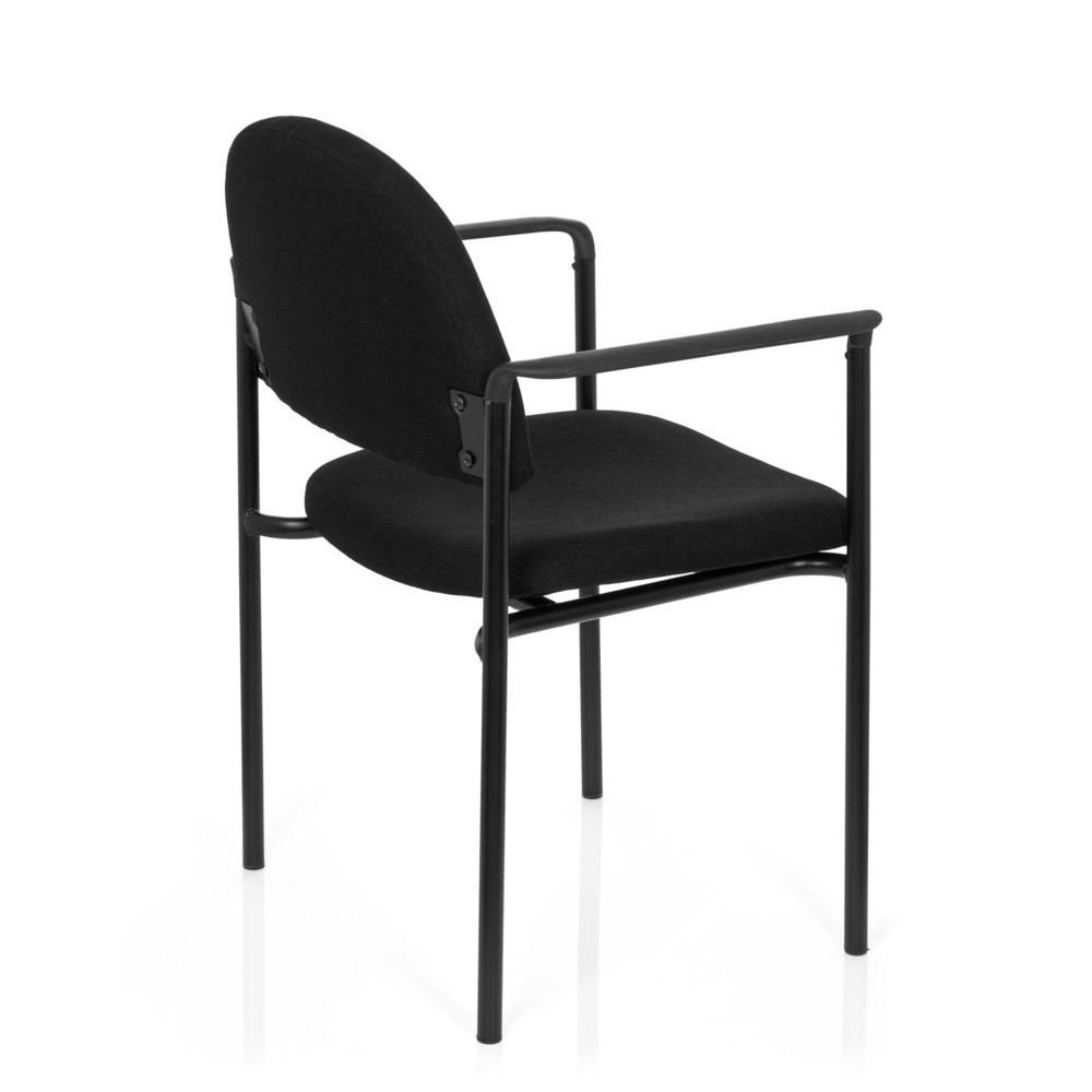 N° de l'image du produit 4 : Chaise-visiteur hjh OFFICE XT 700, noir/noir