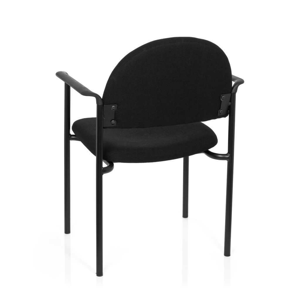 N° de l'image du produit 7 : Chaise-visiteur hjh OFFICE XT 700, noir/noir