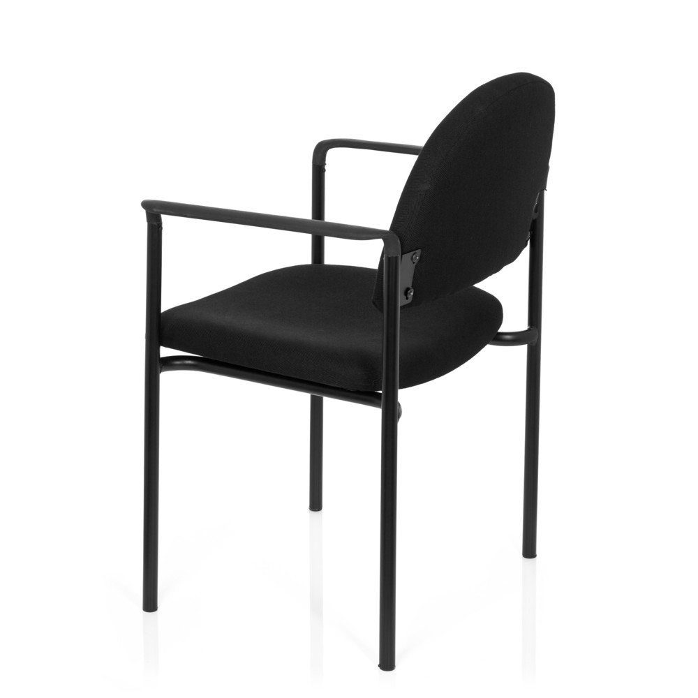 N° de l'image du produit 8 : Chaise-visiteur hjh OFFICE XT 700, noir/noir