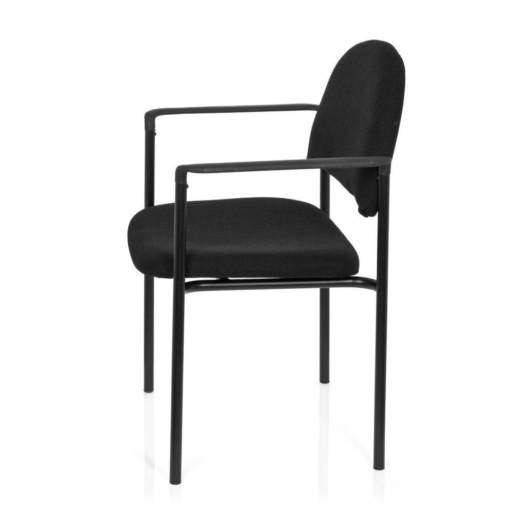 N° de l'image du produit 9 : Chaise-visiteur hjh OFFICE XT 700, noir/noir