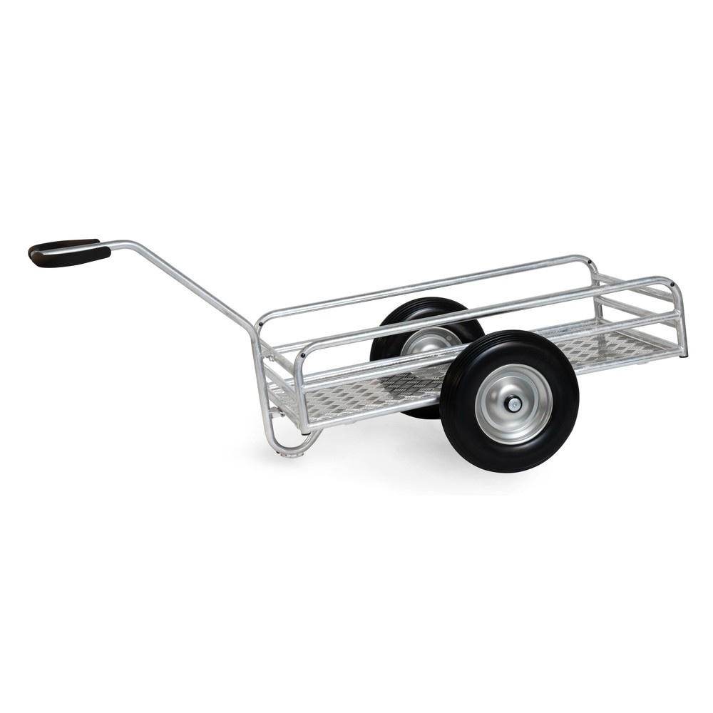 Illustration du produit: Chariot à bras d’extérieur fetra®, 1 essieu, capacité de charge 400 kg, surface de chargement l x P 1 145 x 545 mm, pneus gonflables