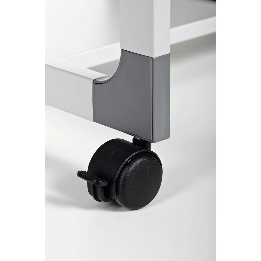 N° de l'image du produit 4 : Chariot à dossiers suspendus pour 100 dossiers + stockage de classeurs, gris, verrouillable