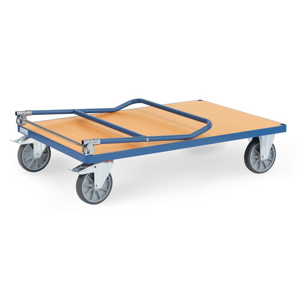 N° de l'image du produit 3 : Chariot à plate-forme fetra®, pliable, capacité de charge 600 kg, surface de chargement l x P 1 200 x 800 mm