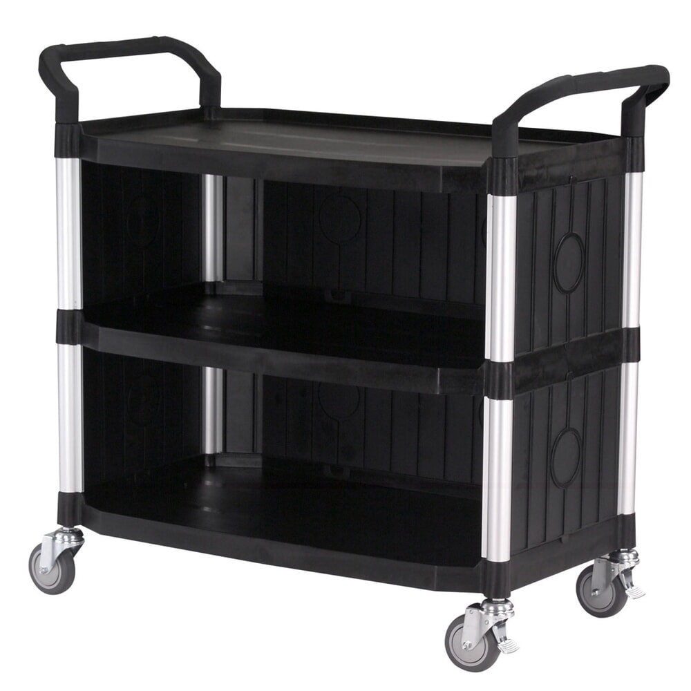 Illustration du produit: Chariot à plateaux Matador 808LC noir - 3 plateaux