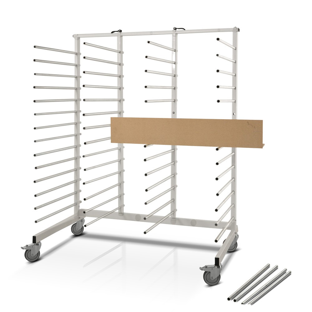 N° de l'image du produit 2 : Chariot cantilever Kongamek, peint, 4 x 14 bras porteurs galvanisés, capacité de charge 300 kg