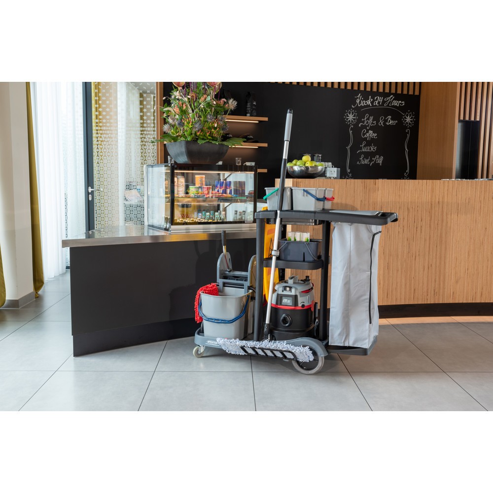 N° de l'image du produit 2 : Kit de démarrage pour chariot de nettoyage SPRiNTUS avec aspirateur à poussière