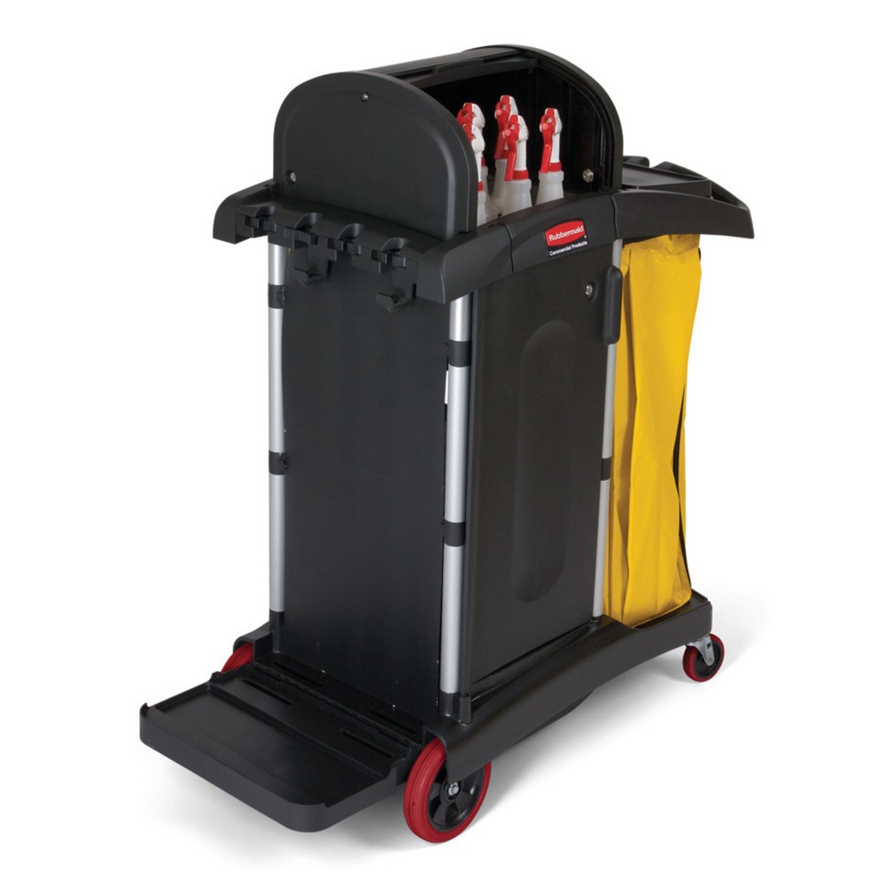 Illustration du produit: Chariot de nettoyage Rubbermaid HYGEN™, Haute sécurité