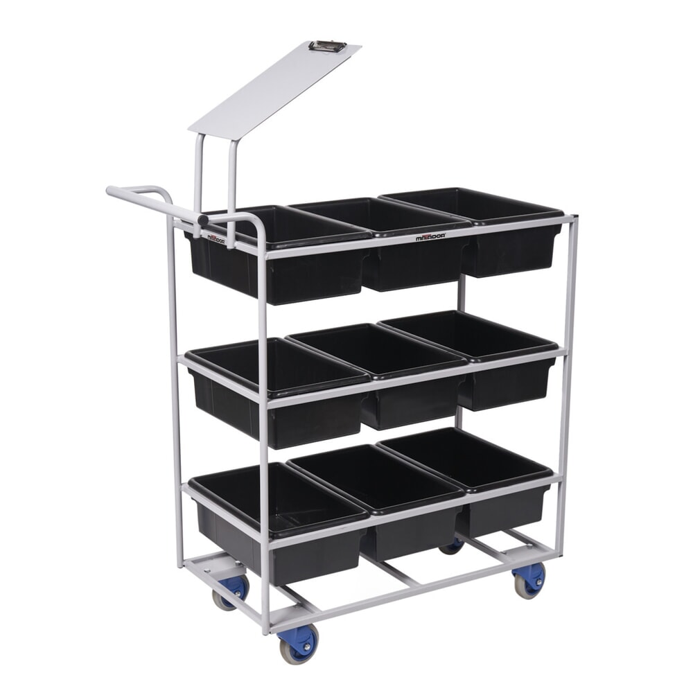 N° de l'image du produit 2 : Matador - Chariot de préparation de commandes pour 9 conteneurs
