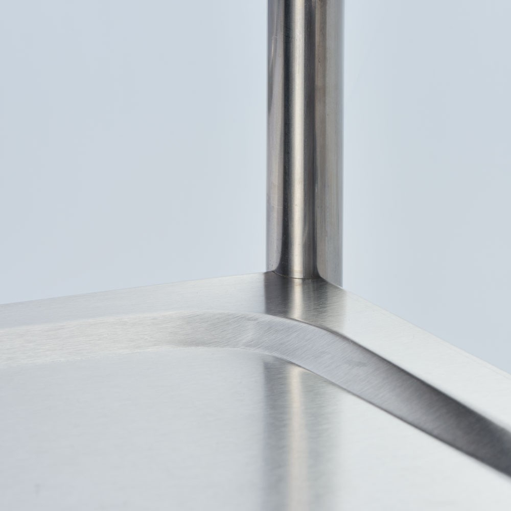 N° de l'image du produit 2 : Chariot de service Stalgast en acier inoxydable, avec trois étagères, 860 x 540 x 920 mm (L x P x H)