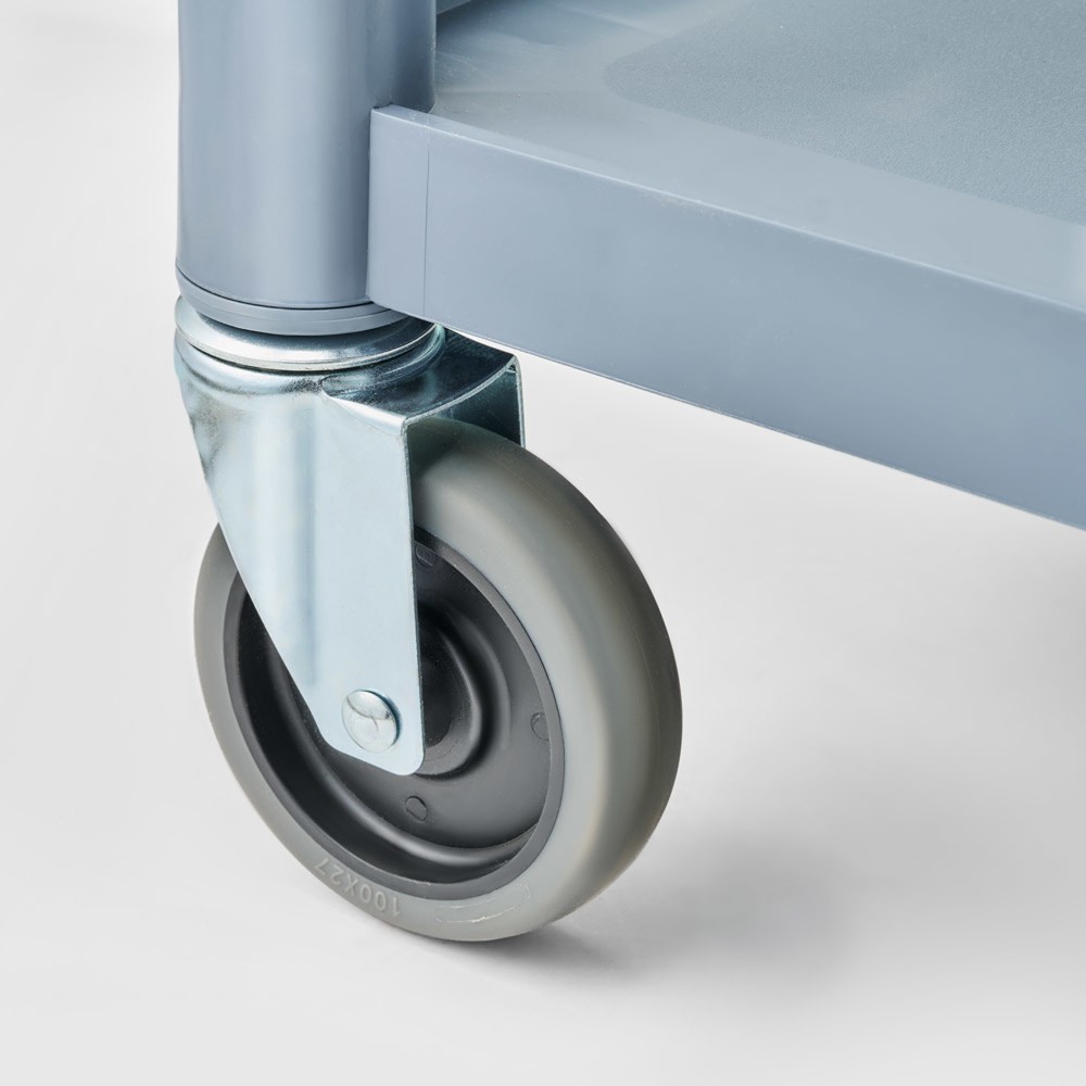N° de l'image du produit 3 : Chariot de service Stalgast en plastique, avec trois étagères, 860 x 425 x 910 mm (L x P x H)