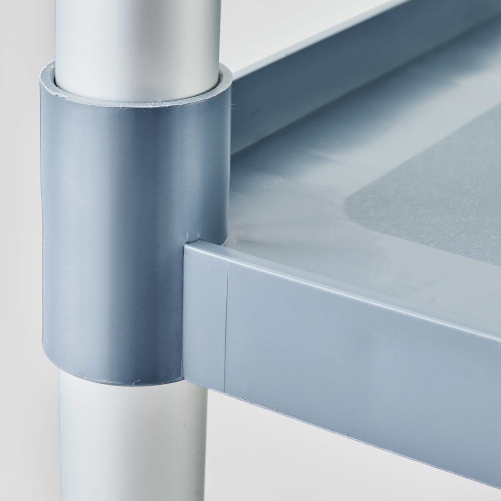 N° de l'image du produit 5 : Chariot de service Stalgast en plastique, avec trois étagères, 860 x 425 x 910 mm (L x P x H)