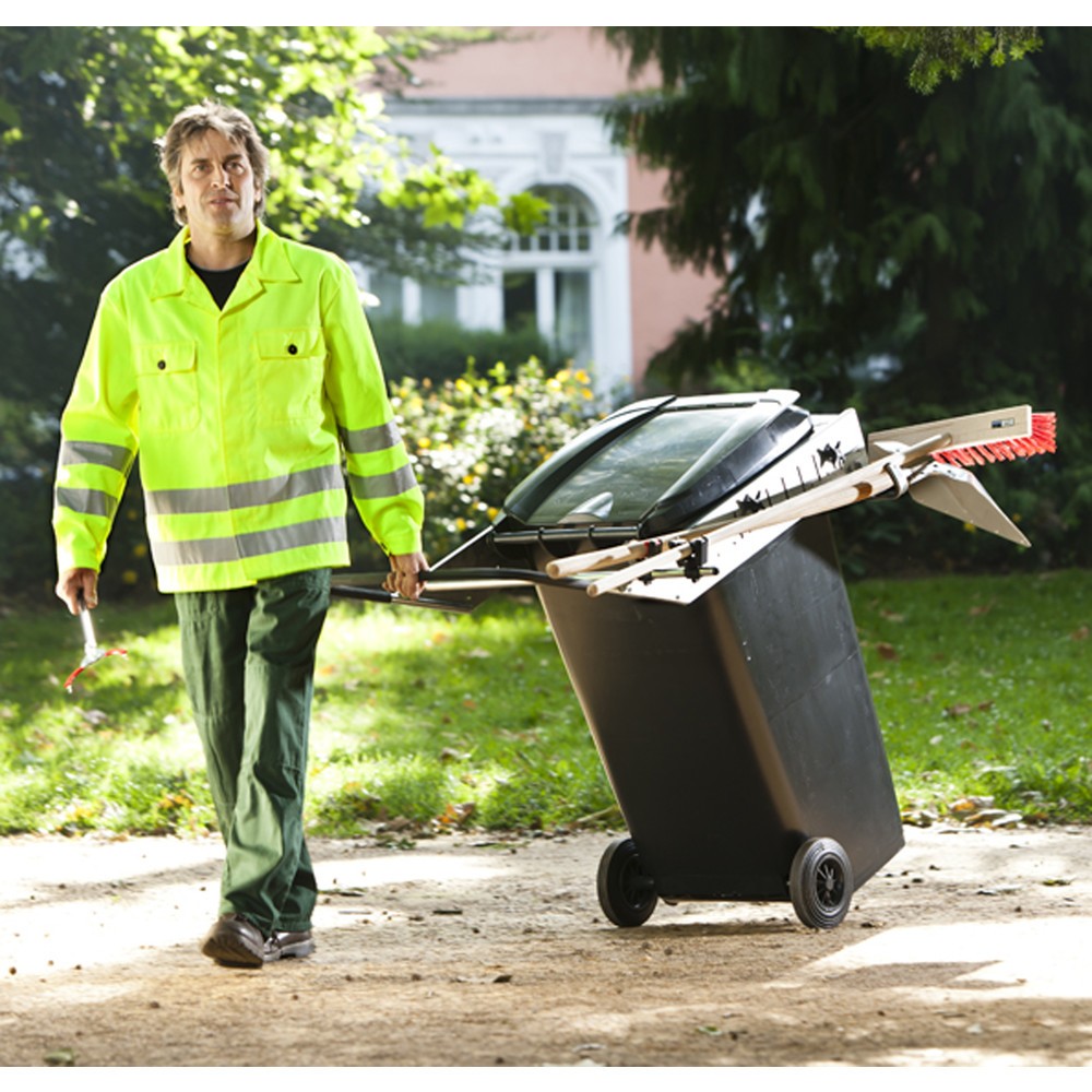 N° de l'image du produit 2 : Chariot poubelle FLORA, cadre avec poignée et support d'outil